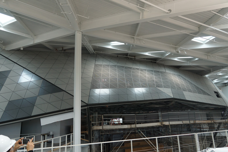 2階からメゾネット部分を見たところ、あくまで2階の延長という形なので3階ではないという法律上の位置づけ