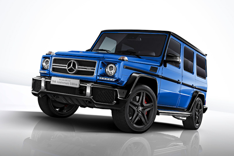 50台限定の特別仕様車「メルセデスAMG G 63 50th Anniversary Edition」
