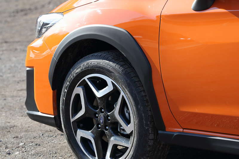 ホイールアーチなどをブラックで統一してSUVらしさを強調。デザインのアクセントにもなっている