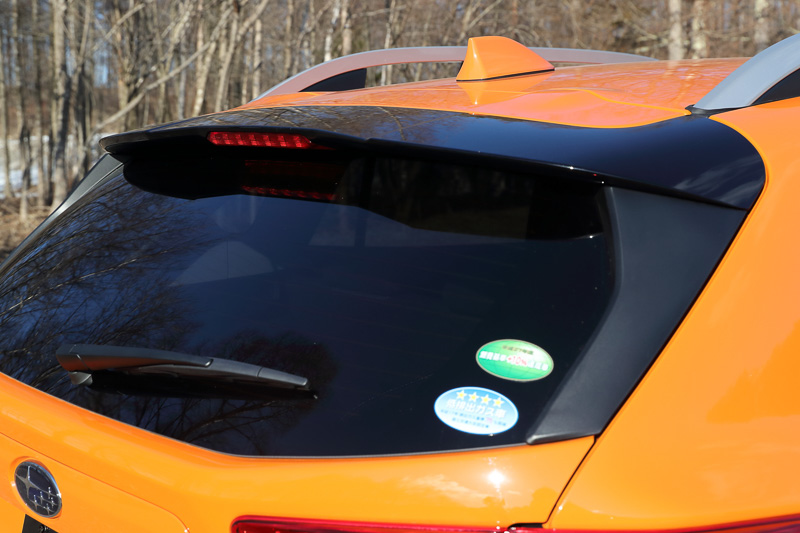 ホイールアーチなどをブラックで統一してSUVらしさを強調。デザインのアクセントにもなっている