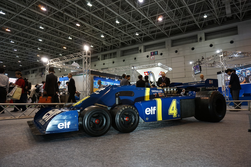 6輪F1マシン「タイレル P34」の各部