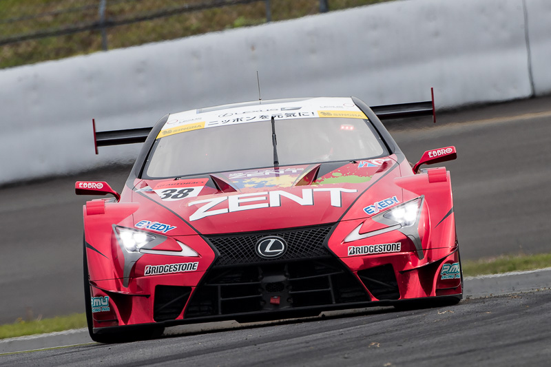 38号車「ZENT CERUMO LC500」（立川祐路/石浦宏明）