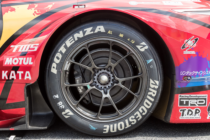 38号車「ZENT CERUMO LC500」（立川祐路/石浦宏明）