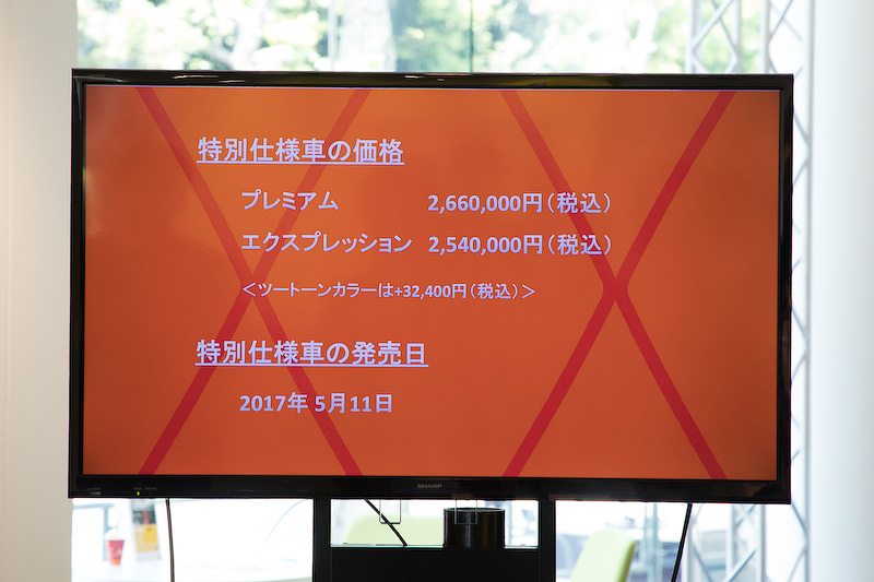 専用アプリ「R＆Go」対応ラジオ。アプリを使うとスマホなどからの音楽再生、カーナビ機能、自車位置表示、燃費状況や距離、メンテ情報などがチェックできるダッシュボード機能、そしてハンズフリー通話などの電話機能が利用可能。専用のスマートフォンホルダーはディーラーオプションで用意。車両価格はキャプチャー プレミアムが266万円、キャプチャー エクスプレッションが254万円