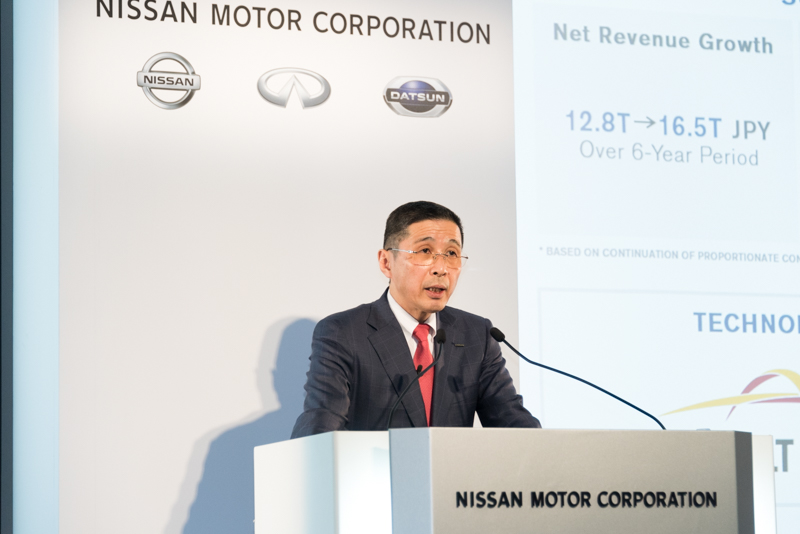 「日産パワー88」の最終年度となる2016年度の通期決算を発表