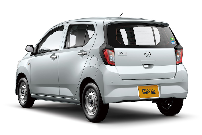 ピクシスエポックのボディサイズは3395×1475×1500mm（全長×全幅×全高。4WDの全高は1510mm）、ホイールベースは2455mm（写真はビジネスユーザー向けに設定される「B“SAIII”」）