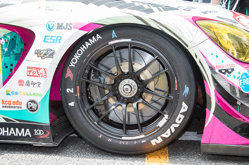 SUPER GT 第1戦岡山のGT300クラスを制覇した4号車「グッドスマイル 初音ミク AMG」（谷口信輝/片岡龍也）