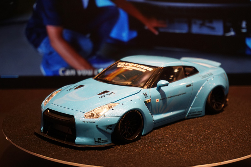 日産GT-Rのカスタムカーのスケールモデル