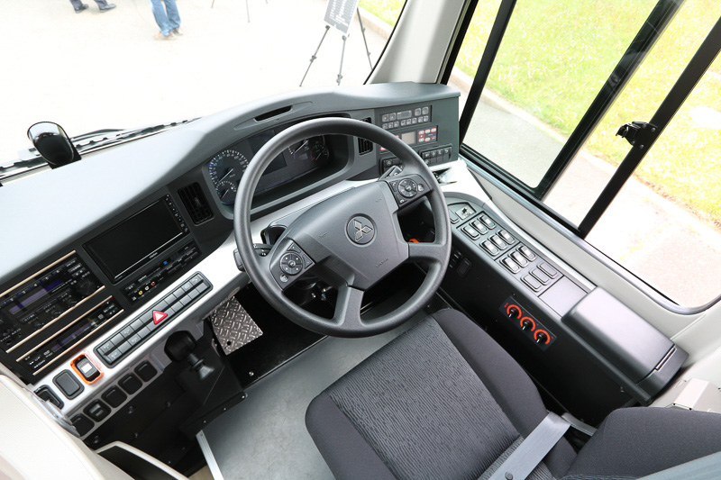 エアロクィーンの運転席