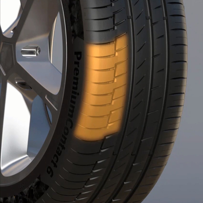 幅の広いアウターショルダーブロックが特徴の「アドバンスド・マクロブロック・デザイン」のイメージ