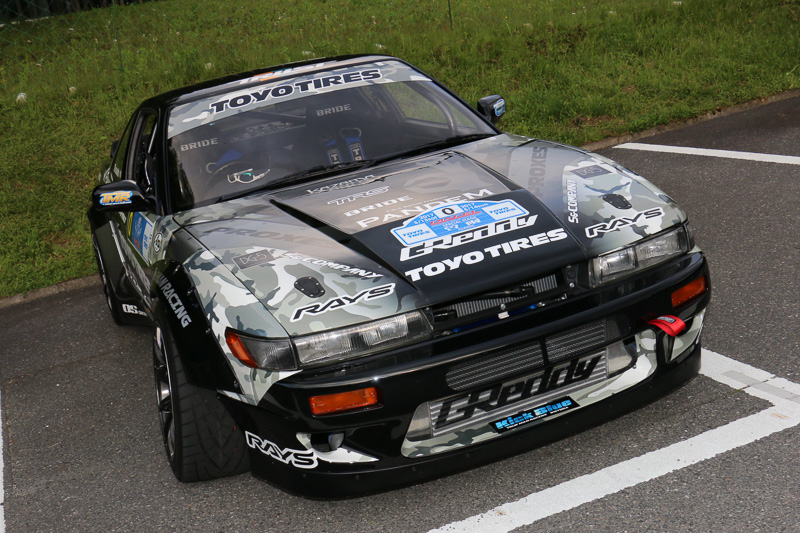 0カーとして走行したシルビア