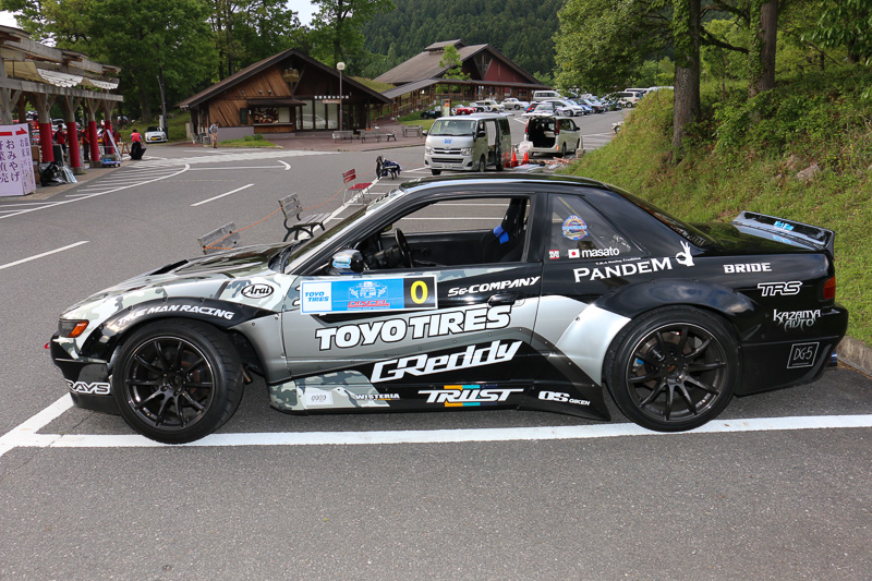 0カーとして走行したシルビア