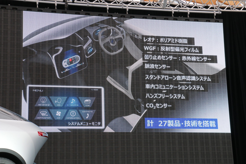 車内の旭化成製品