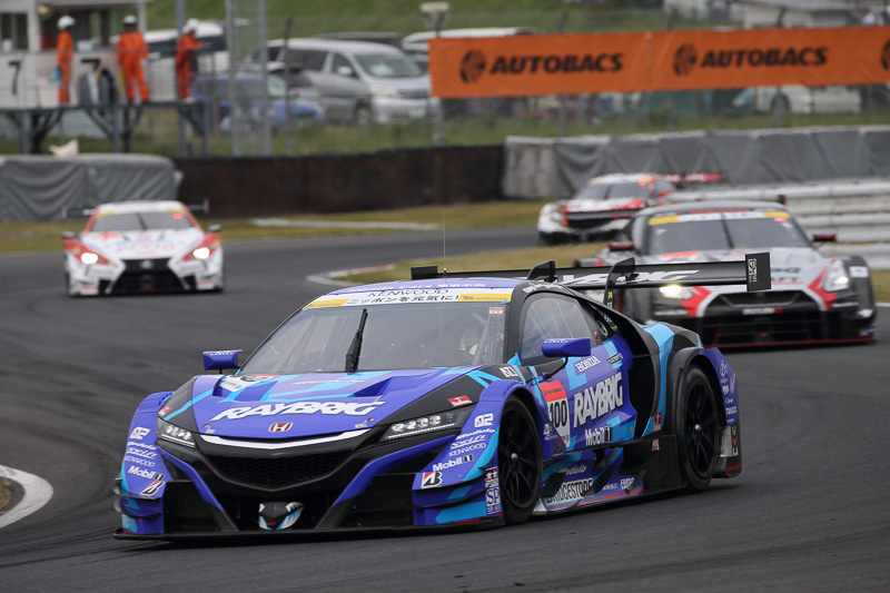 セーフティカーの導入で損をした100号車 RAYBRIG NSX-GT