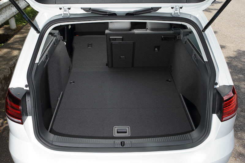 ヴァリアントのラゲッジルームのレイアウト例