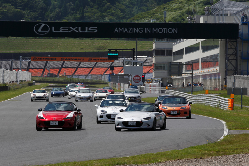 写真は2015年に開催されたMAZDA FAN KYUSHU MEETING in AUTOPOLISの様子