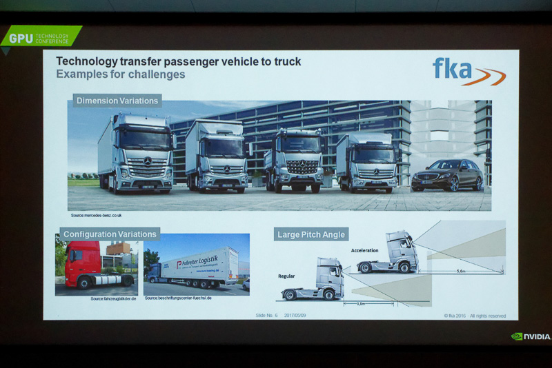 独fkaはトラックの自動走行についての研究を行なう