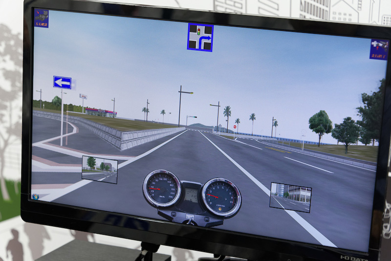 3D CGの仮想空間を走りまわることができる