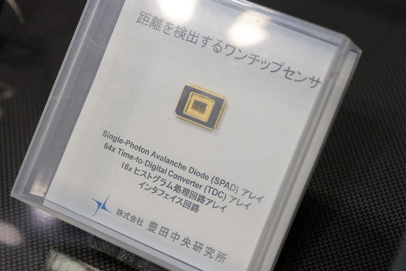SPAD LIDARに搭載されている距離検出を行なうワンチップセンサー