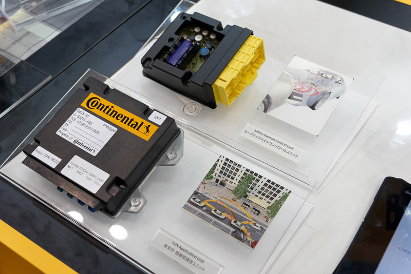 V2X（車車間通信）やC2X（路車間通信）に対応する通信ユニット