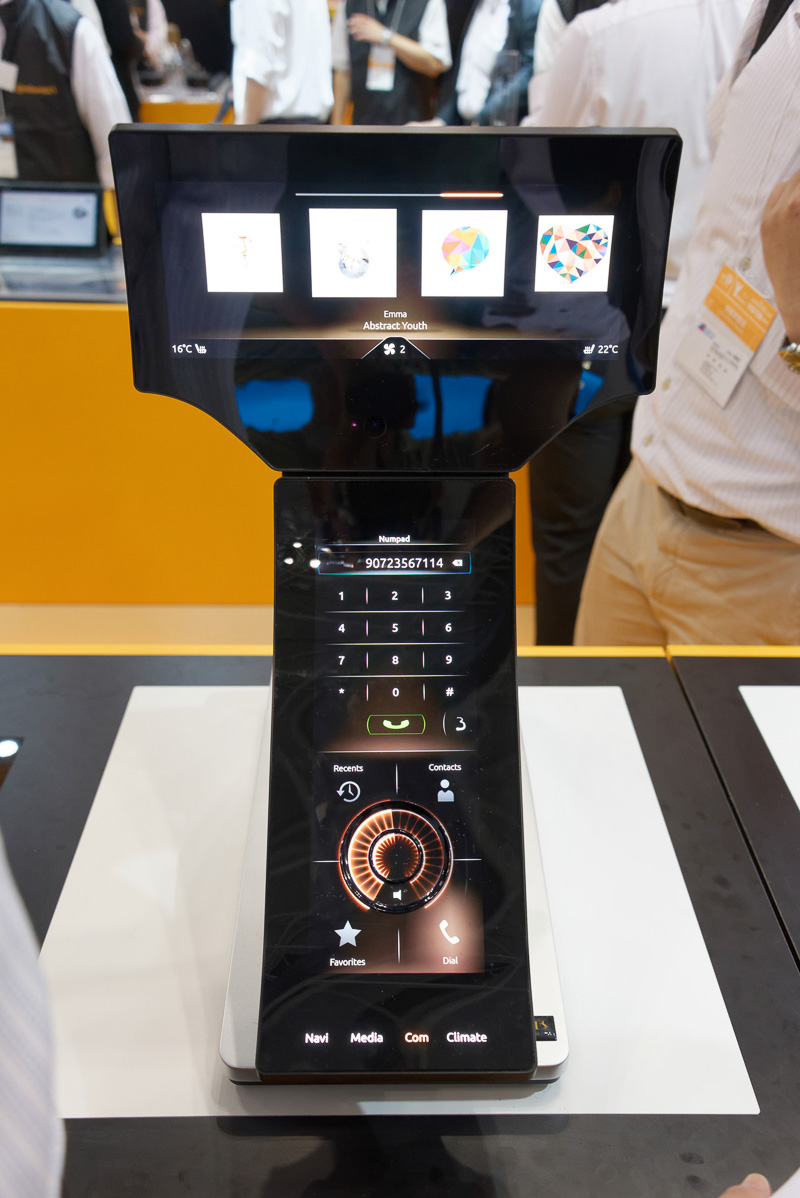 車載インフォテイメント端末となる「センタースタックシステム」