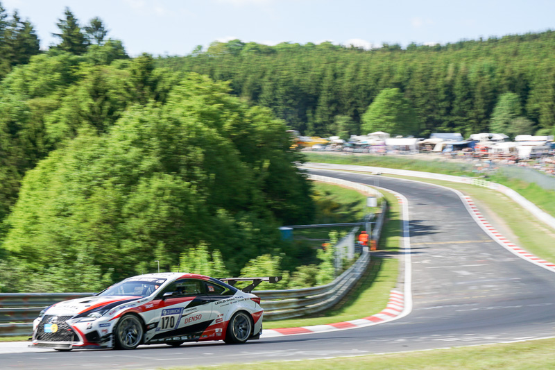 公式練習を走行するTOYOTA Gazoo Racing「LEXUS RC」