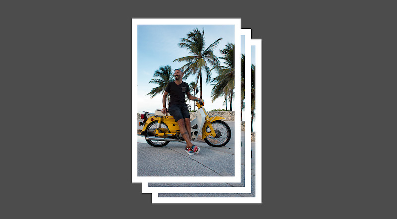 投稿のイメージ。まずスーパーカブと映った写真データを用意し、「JOIN!」ボタンから利用規約に同意して投稿する写真を選択