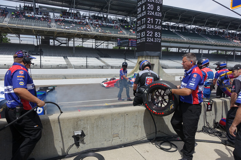 最後はタイムアタックではなく、ピット練習を行なった