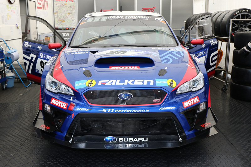 ニュル24時間耐久レースのSP 3Tクラスで3連覇に挑戦するSTIの参戦マシン「SUBARU WRX STI」。5月24日発表の大幅改良モデルをベースに主要な改良ポイントを組み込んだ