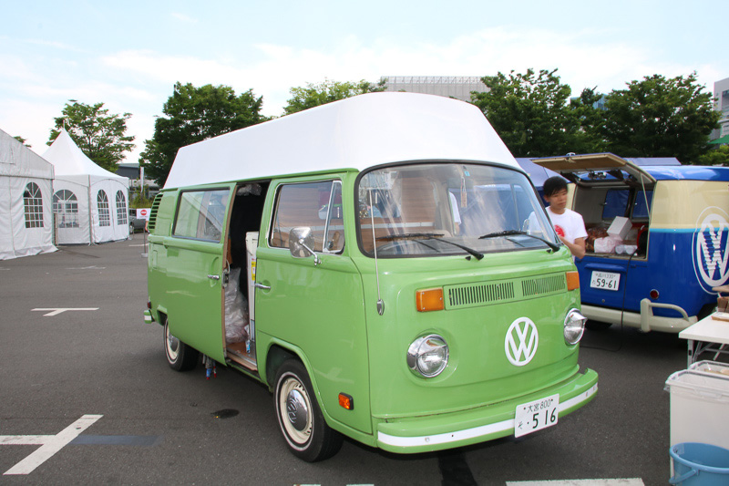 タイプ2は豊橋のフォルクスワーゲンのテクニカルサービスセンターで整備されたクルマ