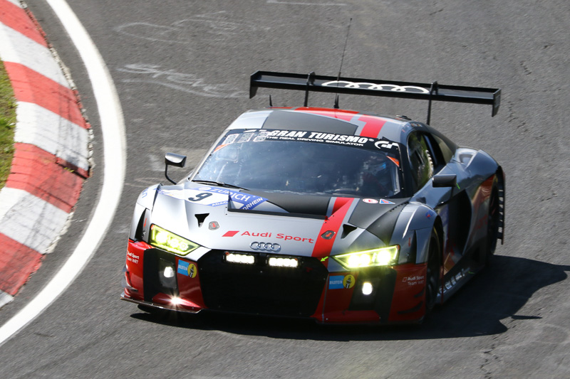 Audi Sport Team WRT（9号車）のAUDI R8 LMS