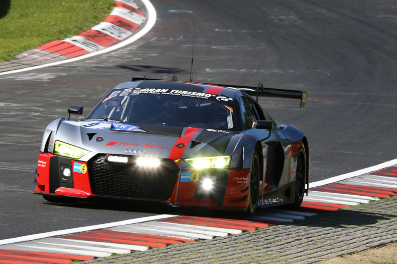 Audi Sport Team WRT（9号車）のAUDI R8 LMS