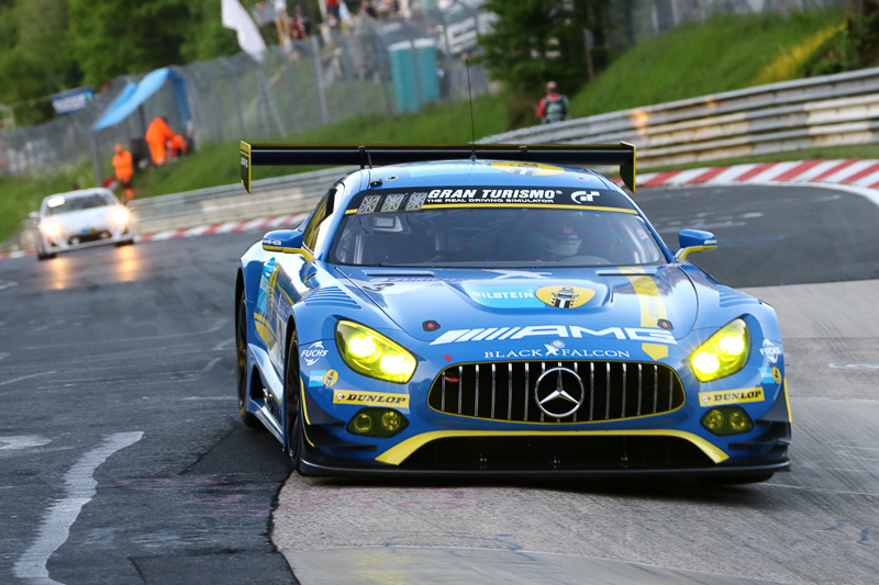 Mercedes-AMG Team Black Falcon（3号車）のMercedes-AMG GT3