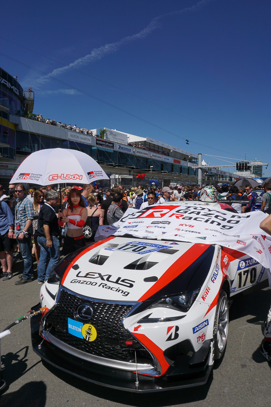 Toyota Gazoo Racingのレースクイーンも登場