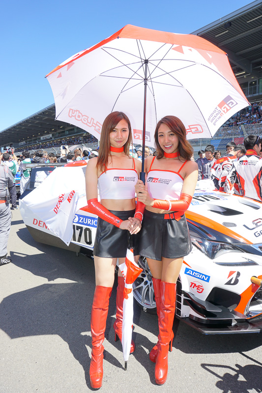 Toyota Gazoo Racingのレースクイーンも登場