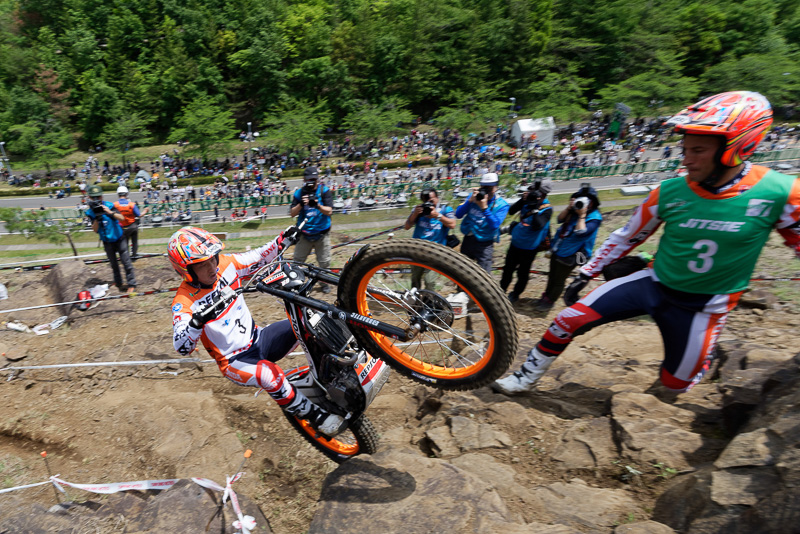 1日目こそ3位だったが、2日目は惜しくも表彰台に届かなかった藤波選手