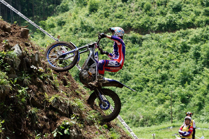 黒山選手の走り。2ラップ目での失速が悔やまれる