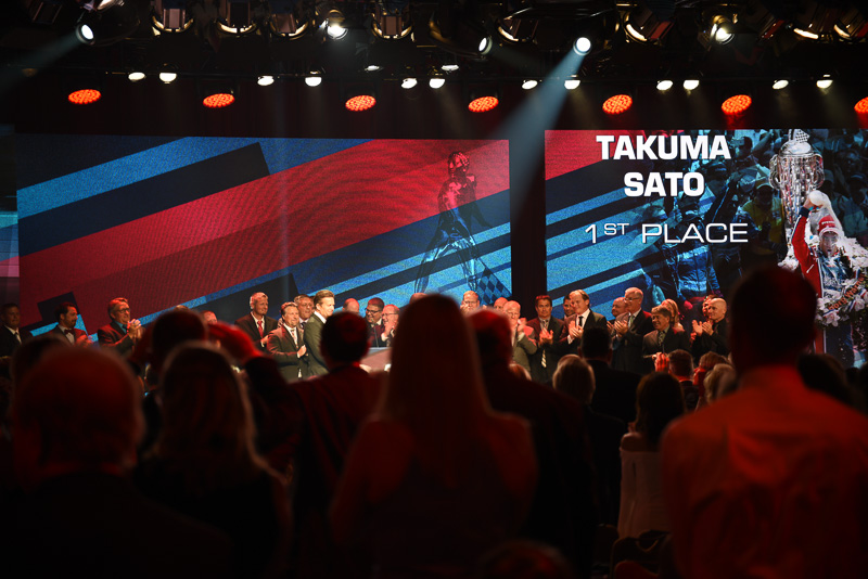 2017年のインディ500覇者となった佐藤琢磨選手をお出迎え