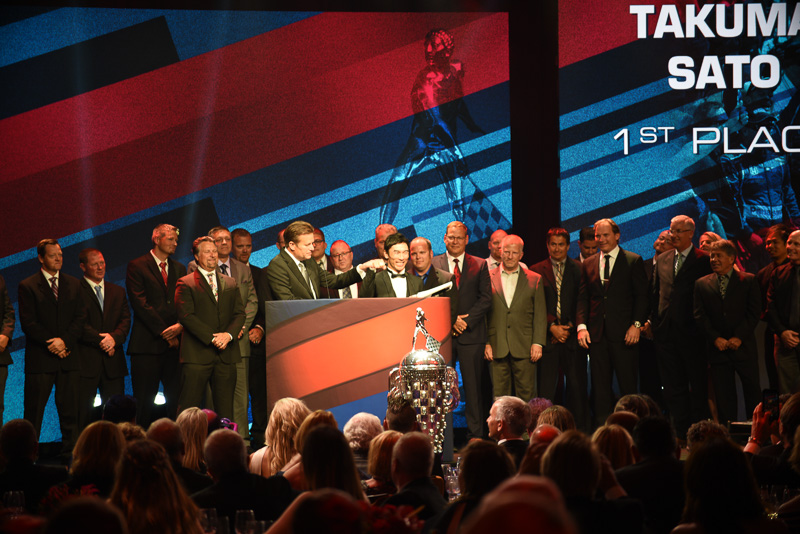 2017年のインディ500覇者となった佐藤琢磨選手をお出迎え