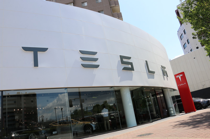 6月3日にオープンする「テスラ名古屋」（愛知県名古屋市千種区千種3-35-13）