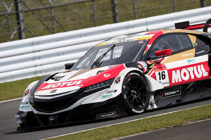 ジェンソン・バトン選手が鈴鹿1000kmでステアリングを握る16号車 MOTUL MUGEN NSX-GT