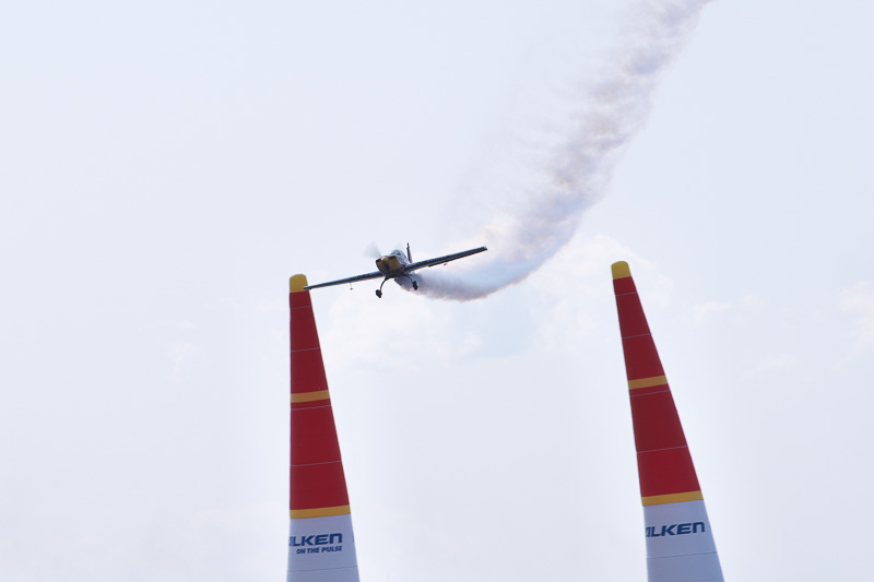 強風と高波のため延期されていた、16時からのテストフライトも1機が飛行しただけで終了