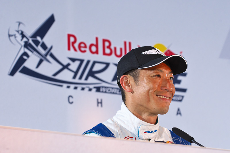 54秒933で予選4位となった室屋義秀選手（No.31 チーム ファルケン）