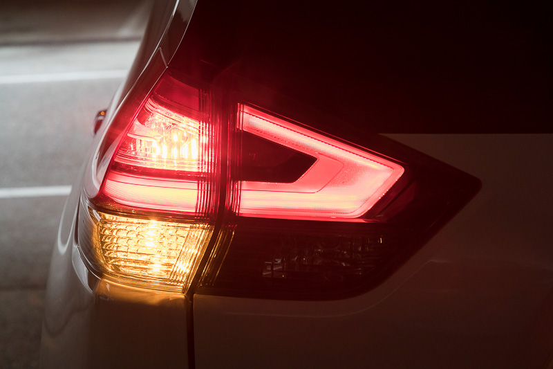 リアコンビランプの点灯パターン。こちらは全車LEDタイプ