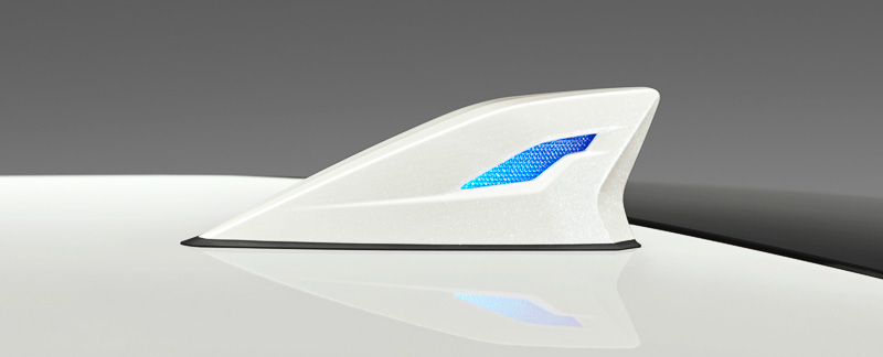 LEDトップノットアンテナ 塗装済は2万7000円