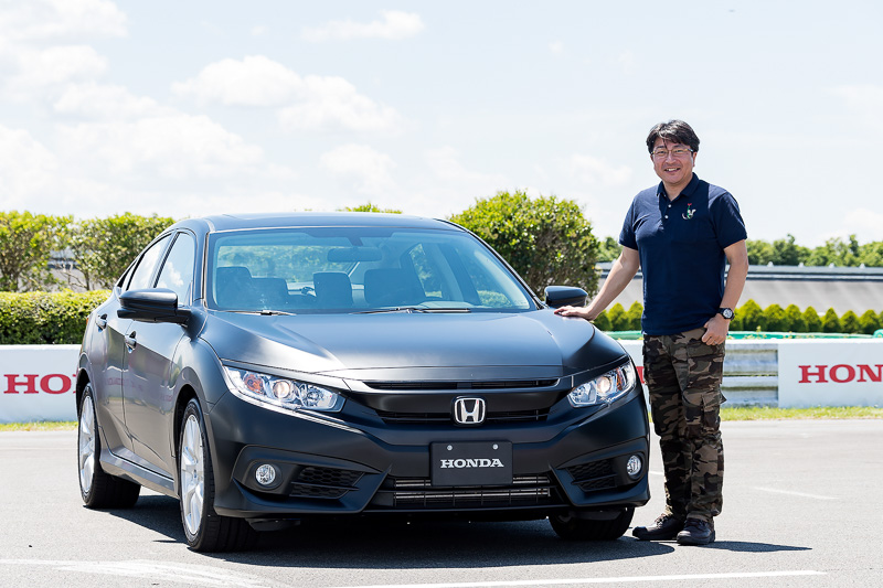 「Honda Meeting 2017」で試乗した「Dynamic Study」と筆者