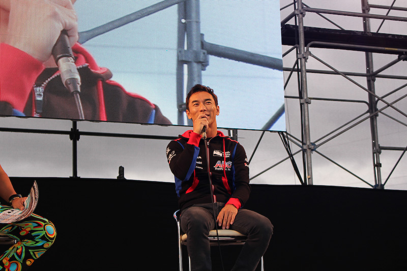 「インディ 500」で日本人として初めて優勝した佐藤琢磨選手がF1日本グランプリを盛り上げる（写真は2016年のF1日本グランプリのもの）