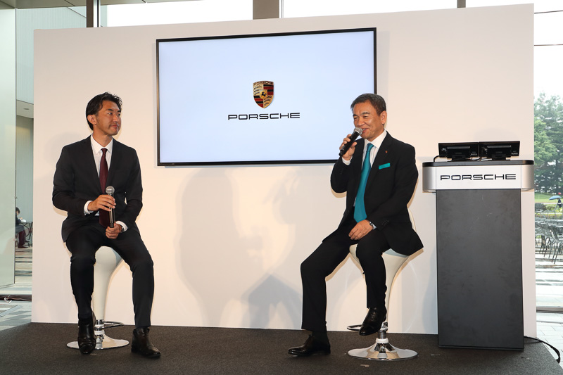 ル・マンについて、そしてモータースポーツについて語り合う七五三木氏と北澤氏