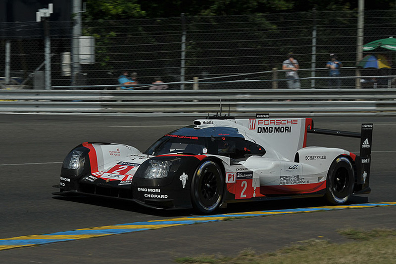 予選1回目の3位でポルシェ勢の最上位となった2号車 ポルシェ 919Hybrid（ティモ・ベルンハルト/アール・バンバー/ブレンダン・ハートレー組）