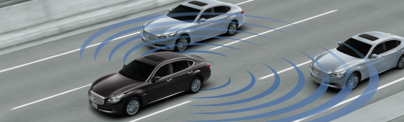 インテリジェント BSI（後側方衝突防止支援システム）/BSW（後側方車両検知警報）